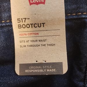NWT Mens Levi's 517 bootcut size 36x30